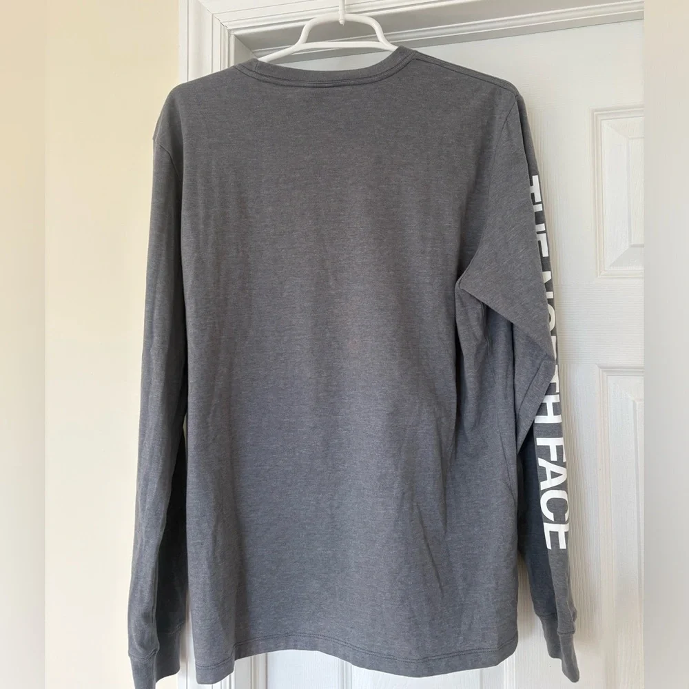 The North Face Men's Charcoal Long Sleeve Tee
